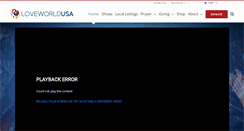 Desktop Screenshot of loveworldusa.org